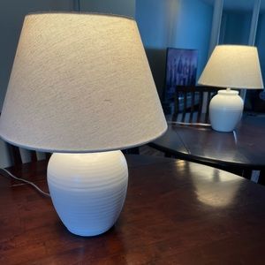 Beige lamp